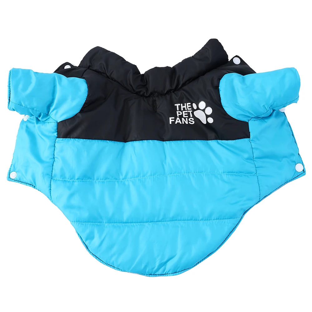 Reversible Dog Jacket For Small Medium Dogs Waterproof Pet Clothes For Winter Warm Pets Outfits Chihuahua Yorkshire Pug Costume