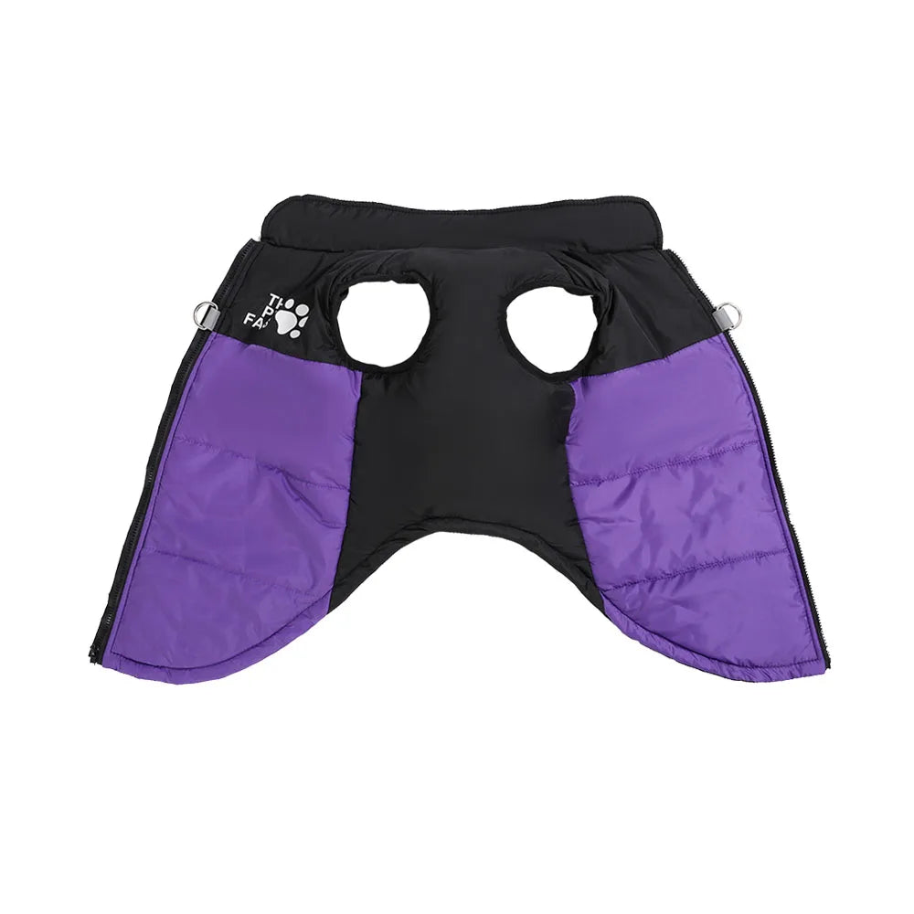 Winter Big Dog Jacket Coat Windproof Clothes For Medium Large Dogs Labrador Vest Outfits Cozy Warm Golden Retriever Pet Apparel